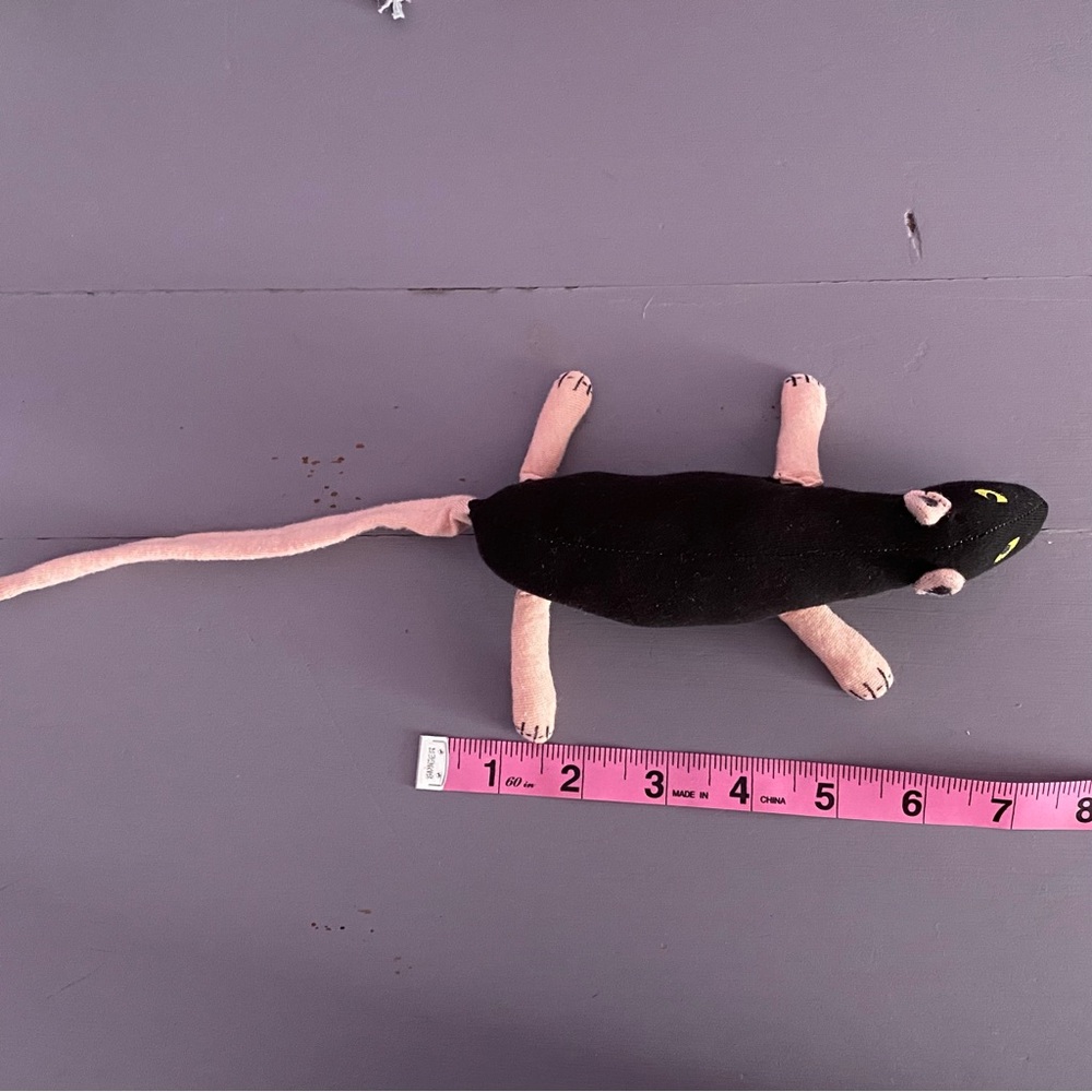(2) RATS, RAPTOR, INDOMINUS REX, and Baby BIRD Handmade CUSTOM Adorable PLUSHIES - Picture 12 of 16